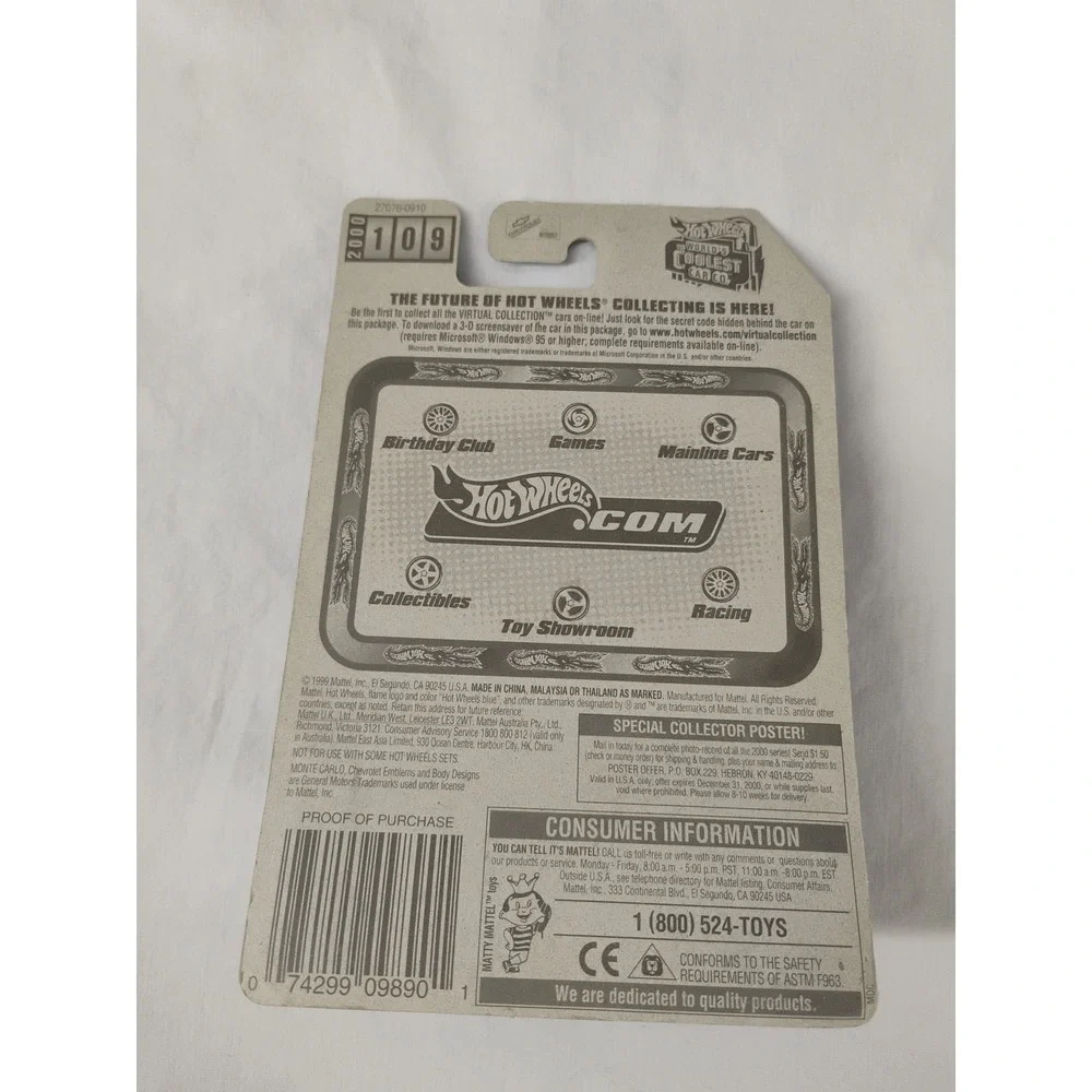 Hot Wheels 2000 Virtual Collection Monte Carlo Concept Car‎ #109
